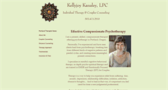 Desktop Screenshot of kellyjoykanaley.com